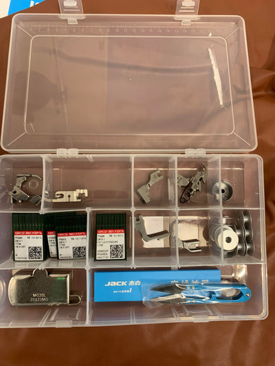 Sewing feet and accessories kit