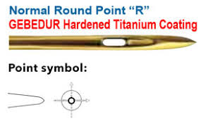 The titanium nitride coating Needles