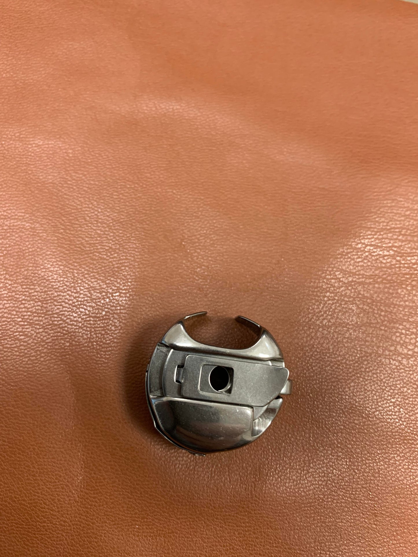 Industrial walking foot bobbin case