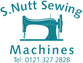 S Nutt Sewing machines trading Since 1947 0121 327 2828 built on trust