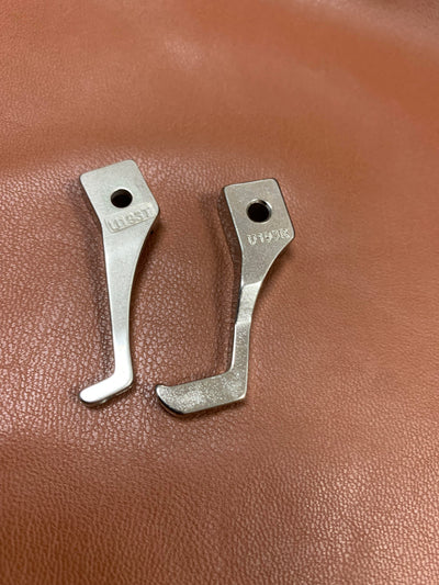 Narrow zip foot set
